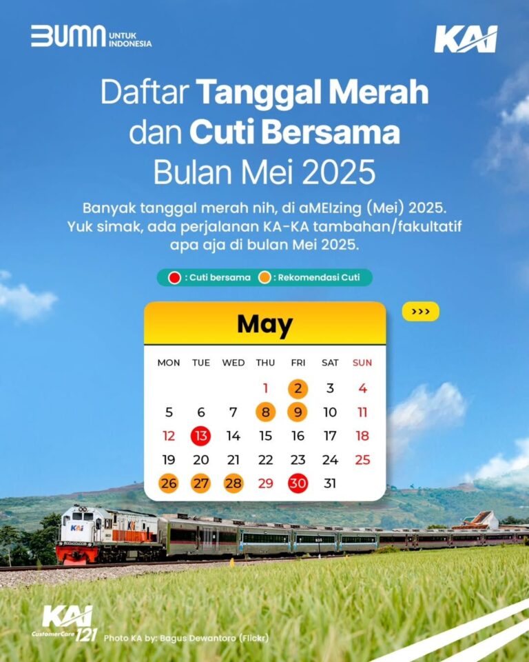 aMElzing Trip! Jangan Stres Kehabisan Tiket, KAI Hadirkan Deretan Kereta Tambahan